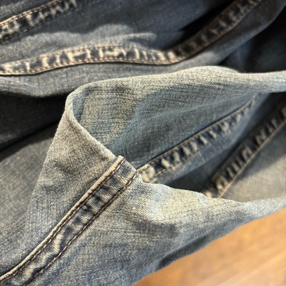 J JILL Sz 18 Straight Leg Mid Wash Stretch Made in Hong Kong High Rise Jeans - Picture 11 of 12